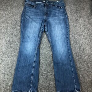 Lee Regular Fit Bootcut Jeans Medium Wash Mid Rise Denim 20M 1CMBEW7
